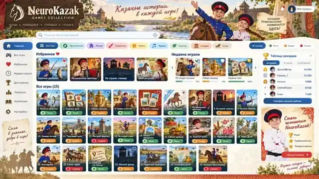 NeuroKazak Games Collection